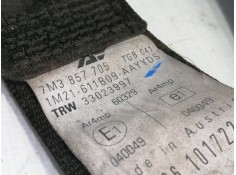 Recambio de cinturon seguridad delantero izquierdo para seat alhambra (7v9) reference referencia OEM IAM 7M3857705 5 PUERTAS 1M2 2