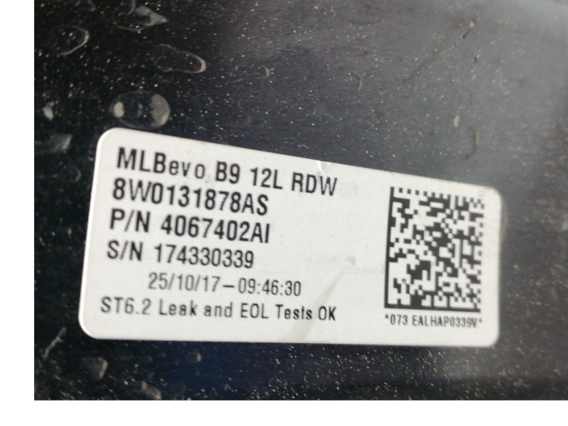 Recambio de no identificado para audi a4 berlina (8w2) advanced edition referencia OEM IAM DEPOSITOADBLUECONAFORADOR 8W0131878AS