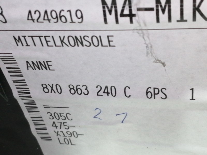 Recambio de no identificado para audi a1 sportback (8xa) attraction referencia OEM IAM 8X0863240C  