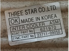 Recambio de intercooler para ssangyong kyron 200 xdi limited referencia OEM IAM 2371109050   2