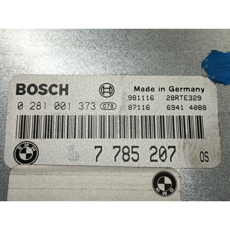 Recambio de centralita motor uce para bmw serie 5 berlina (e39) 525tds referencia OEM IAM 0281001373 7785207OS 