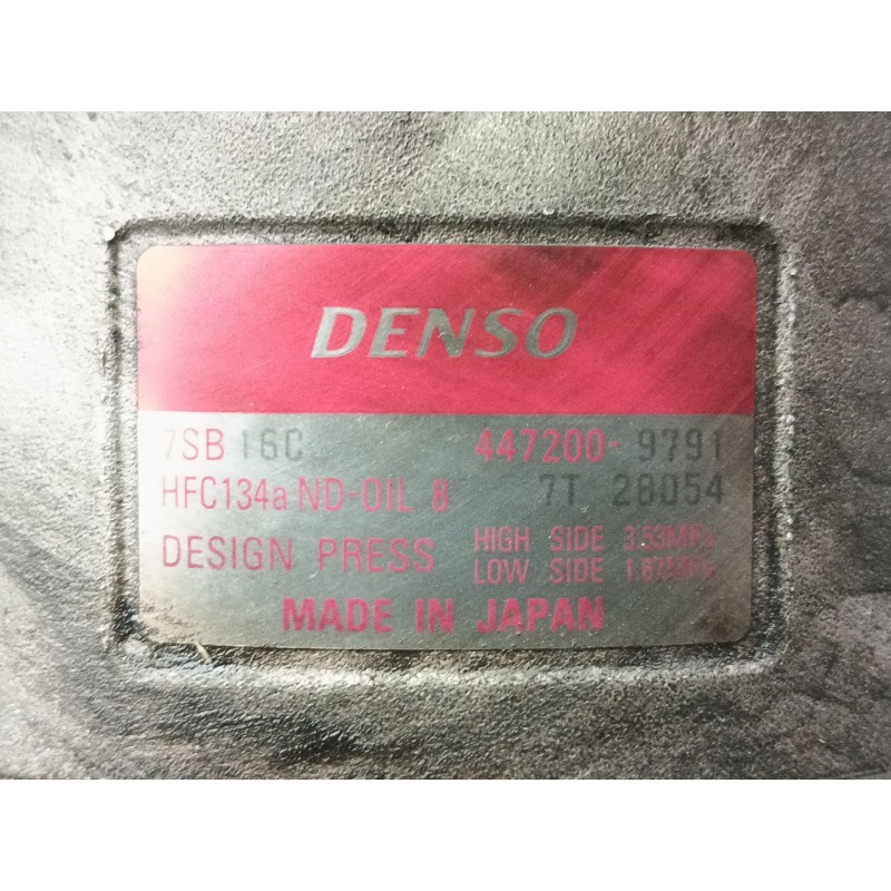 Recambio de compresor aire acondicionado para bmw serie 5 berlina (e39) 525tds referencia OEM IAM 7SB16C 4472009791 