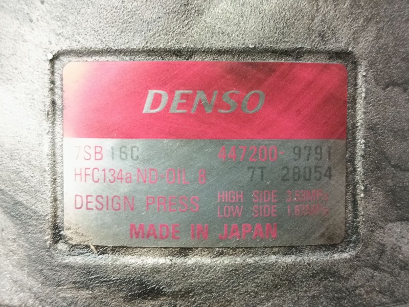 Recambio de compresor aire acondicionado para bmw serie 5 berlina (e39) 525tds referencia OEM IAM 7SB16C 4472009791 