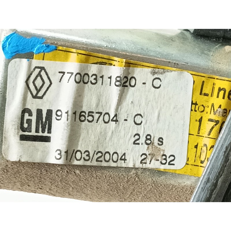 Recambio de elevalunas delantero izquierdo para nissan primastar (x83) caja cerrada batalla larga 2,94t referencia OEM IAM 91165