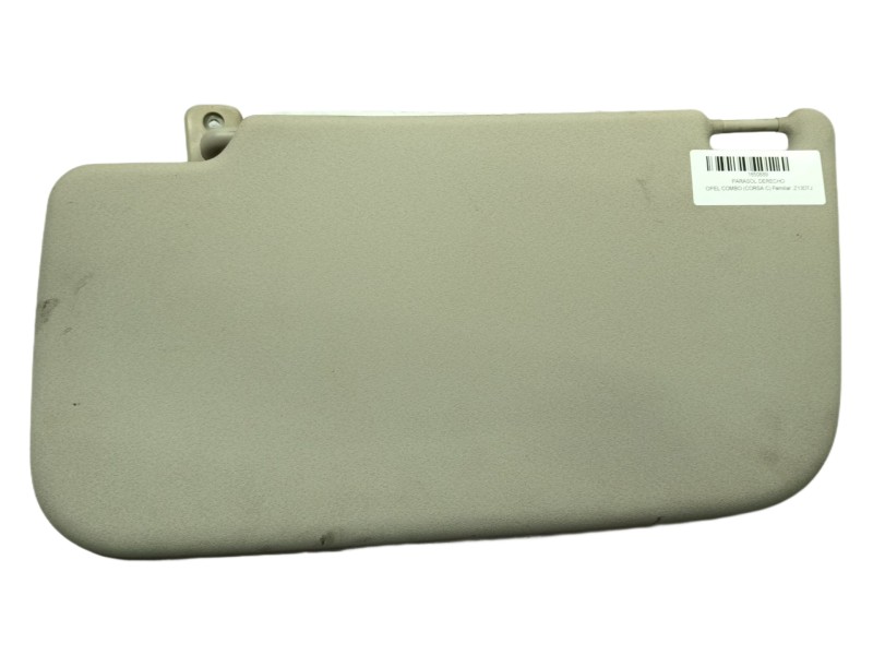 Recambio de parasol derecho para opel combo (corsa c) familiar referencia OEM IAM 2507041025100  