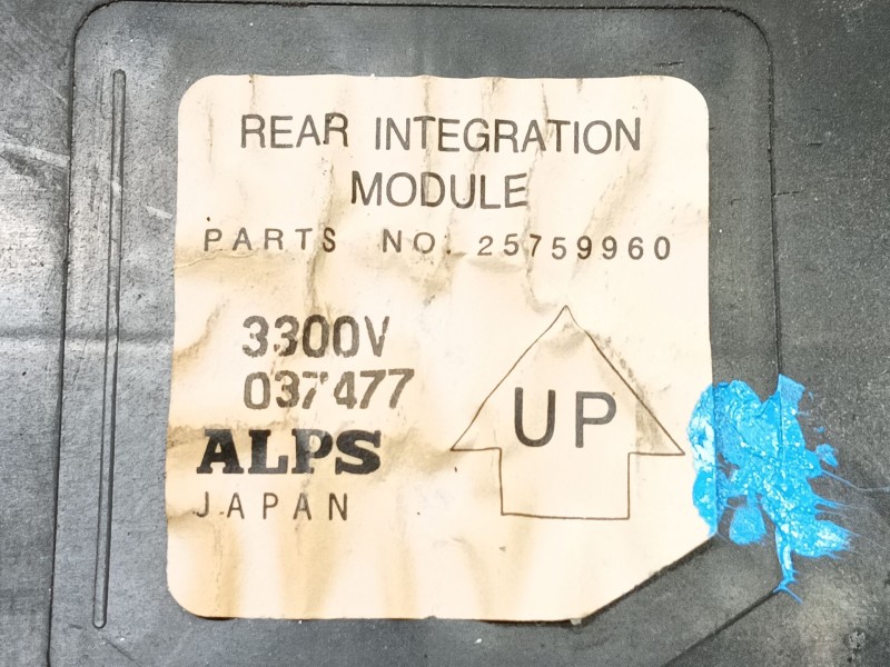 Recambio de modulo electronico para cadillac cts 3.2 elegance referencia OEM IAM 25759960  3300V037477