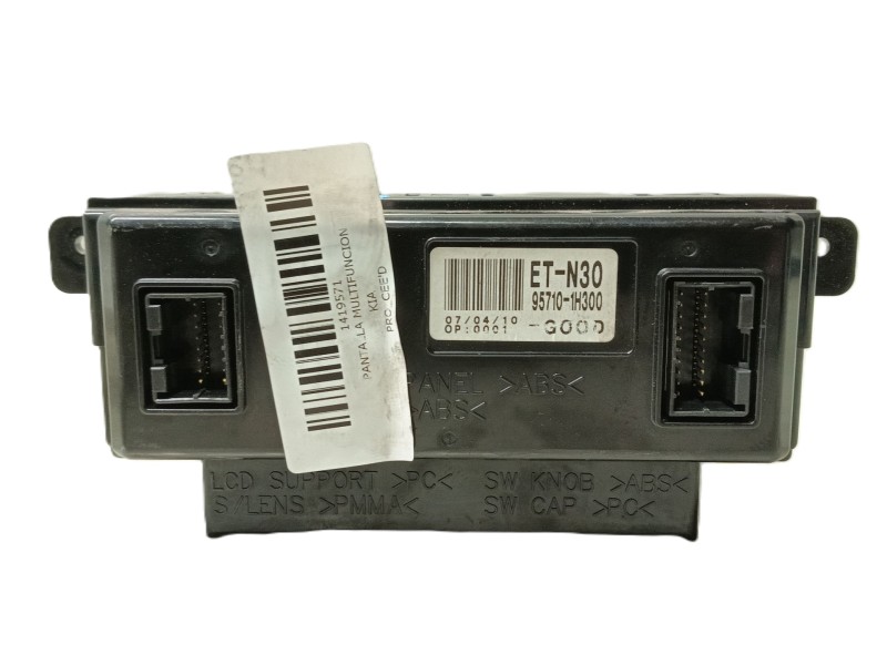 Recambio de pantalla multifuncion para kia pro_cee´d emotion referencia OEM IAM ETN30 957101H300 
