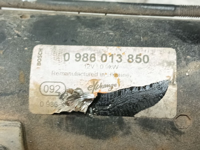 Recambio de motor arranque para citroën c4 berlina sx referencia OEM IAM  0986013850 