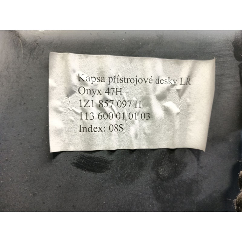 Recambio de guantera para skoda octavia berlina (1z3) 1.9 tdi referencia OEM IAM   