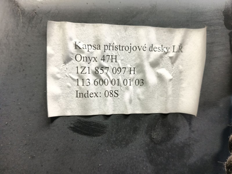 Recambio de guantera para skoda octavia berlina (1z3) 1.9 tdi referencia OEM IAM   