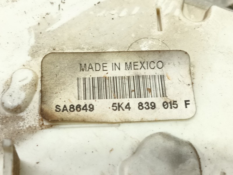 Recambio de cerradura puerta trasera derecha para volkswagen jetta iv (162, 163, av3, av2) 1.6 tdi referencia OEM IAM   