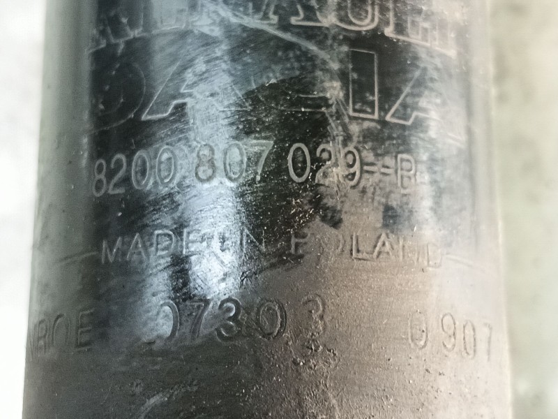 Recambio de amortiguador delantero derecho para dacia sandero ambiance referencia OEM IAM 8200807029B  