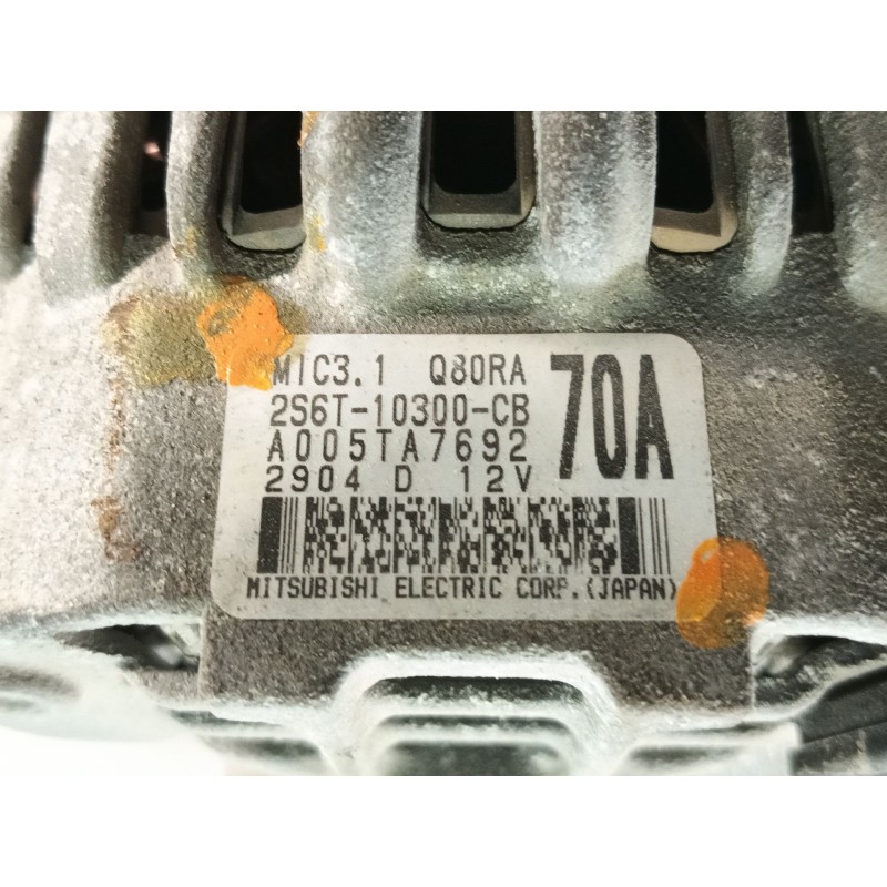 Recambio de alternador para ford fusion (cbk) ambiente referencia OEM IAM 2S6T10300CB 2904D12V A005TA7692