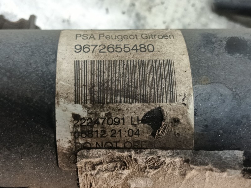 Recambio de amortiguador delantero izquierdo para citroën c3 selection referencia OEM IAM 22247091LI 9672655480 