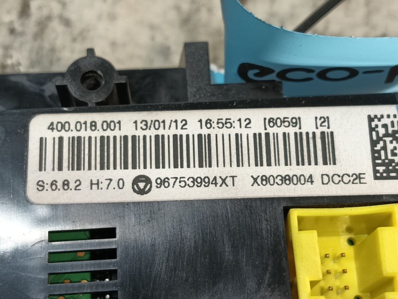 Recambio de mando calefaccion / aire acondicionado para citroën c3 selection referencia OEM IAM 400018001 96753994XT X0038004
