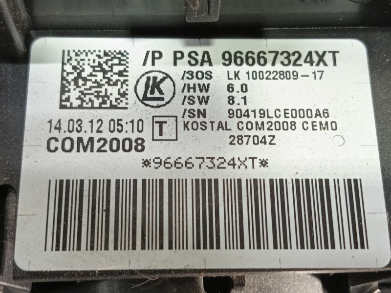 Recambio de mando multifuncion para citroën c3 selection referencia OEM IAM 1002280917 96667324XT 90419LCE000A6