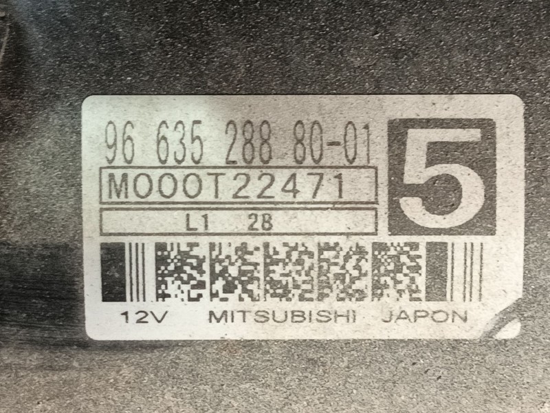 Recambio de motor arranque para citroën c3 selection referencia OEM IAM M000T22471 966352888001 