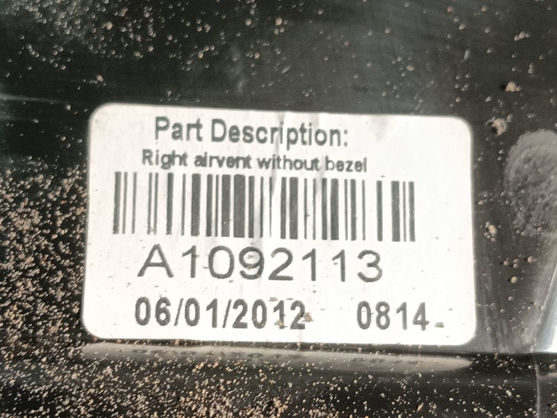 Recambio de rejilla aireadora para citroën c3 selection referencia OEM IAM A1092113 96857501ZD DELANTERA DERECHA