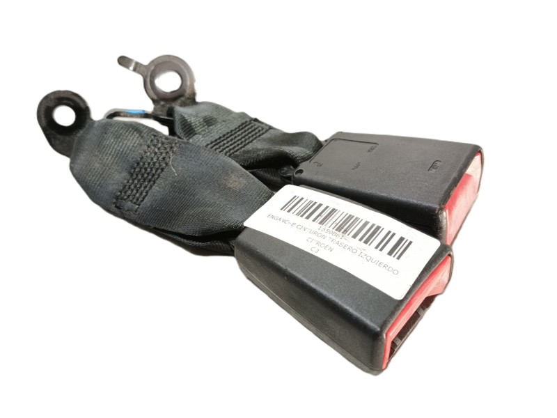 Recambio de enganche cinturon trasero izquierdo para citroën c3 selection referencia OEM IAM 34064657 9681958880 C160312