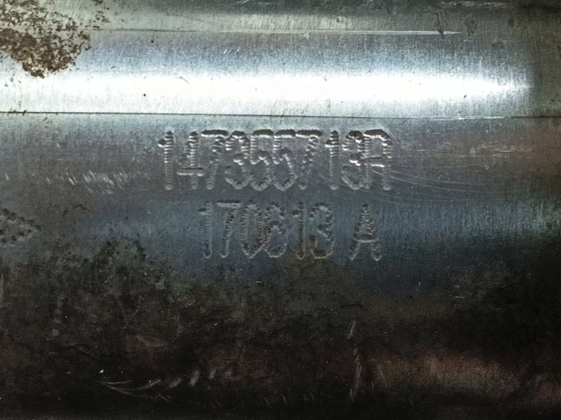 Recambio de enfriador egr para dacia duster sl audacia 4x2 referencia OEM IAM 147355713R  