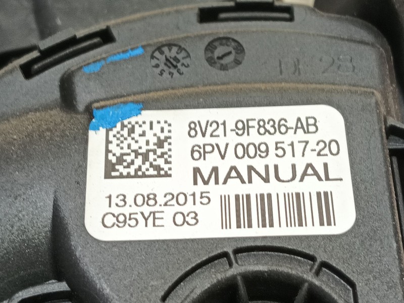 Recambio de pedal acelerador para ford tourneo courier (c4a) ambiente referencia OEM IAM 6PV00951720 8V219F836AB 