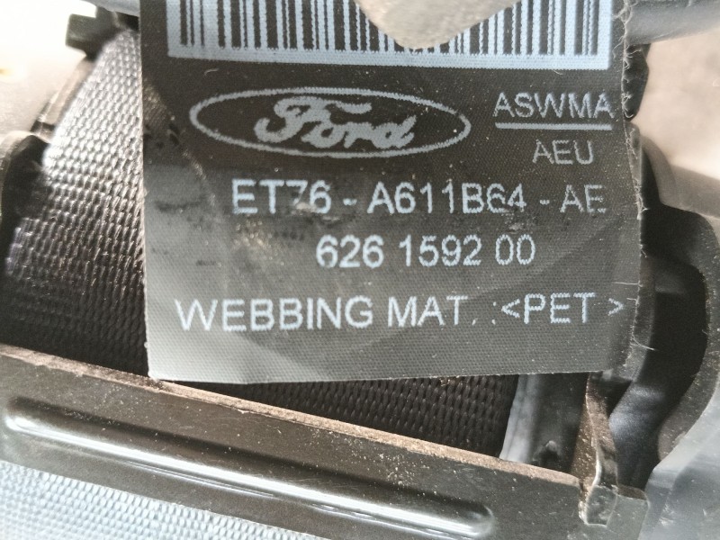 Recambio de cinturon seguridad trasero central para ford tourneo courier (c4a) ambiente referencia OEM IAM   