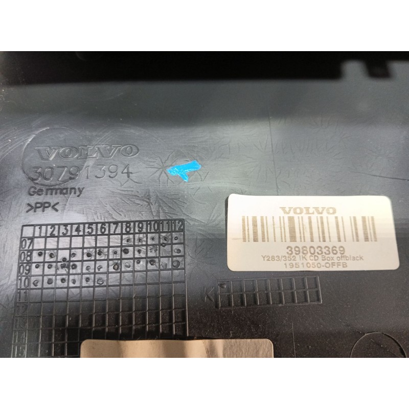 Recambio de apoyabrazos central para volvo s60 ii (134) d3 referencia OEM IAM 30791394 39803369 30791467