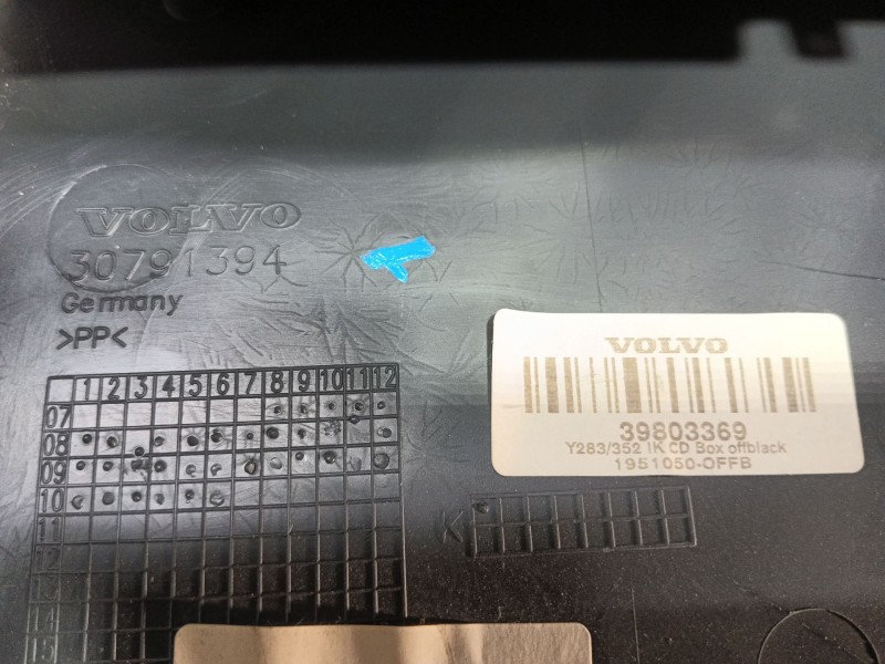 Recambio de apoyabrazos central para volvo s60 ii (134) d3 referencia OEM IAM 30791394 39803369 30791467
