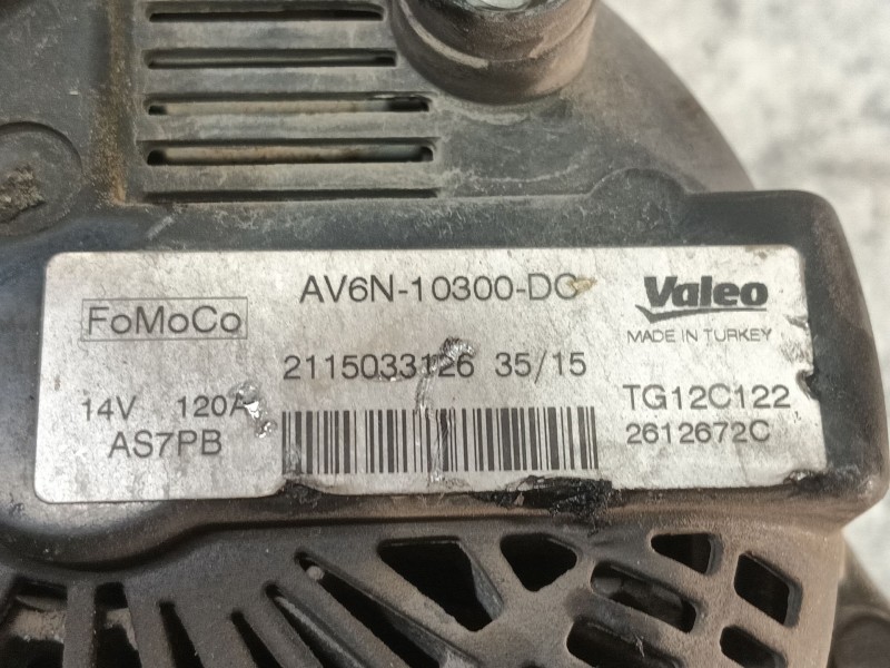 Recambio de alternador para ford tourneo courier (c4a) ambiente referencia OEM IAM   