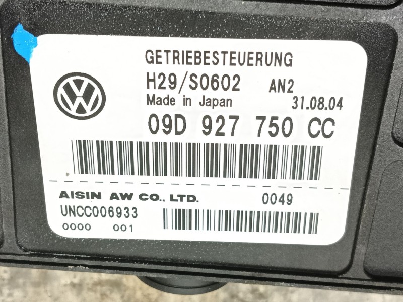 Recambio de modulo electronico para porsche cayenne (9pa) s 4.5 referencia OEM IAM UNCC006933 09D927750CC 
