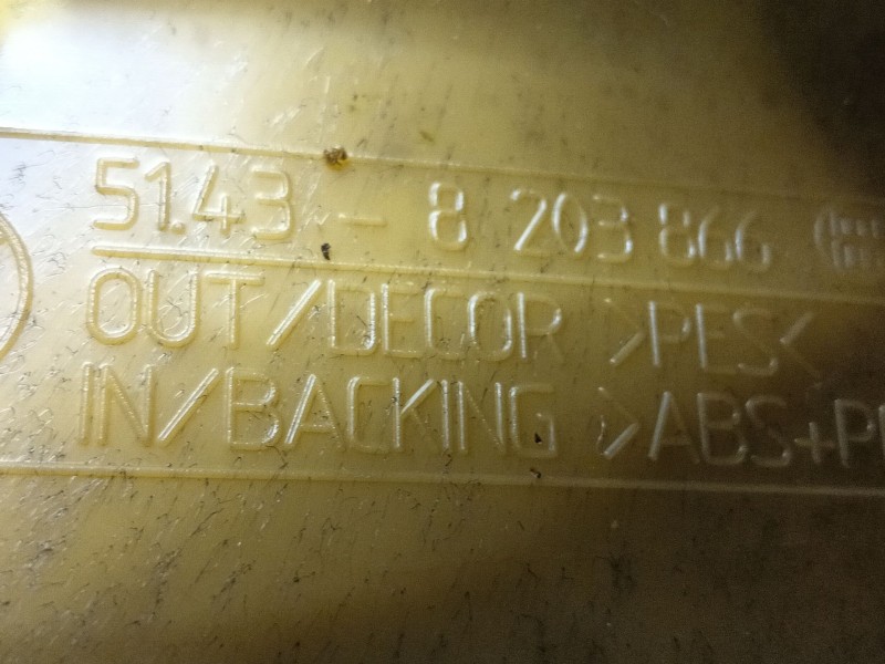 Recambio de moldura para bmw x5 (e53) 4.4i automático referencia OEM IAM 51438203871 51438203872 51438203865