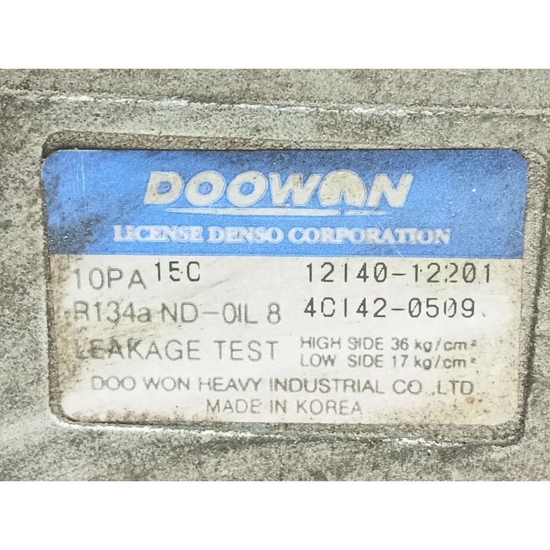 Recambio de compresor aire acondicionado para kia rio ls berlina (5-ptas.) referencia OEM IAM   