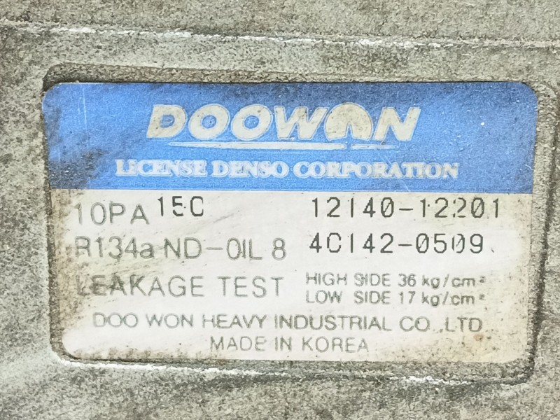 Recambio de compresor aire acondicionado para kia rio ls berlina (5-ptas.) referencia OEM IAM   