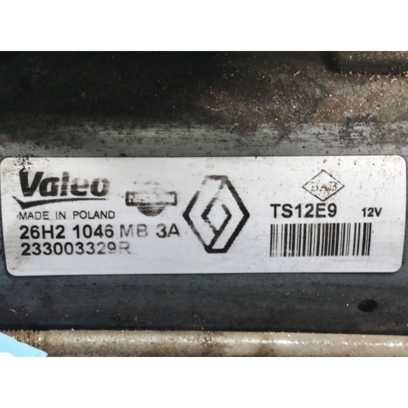 Recambio de motor arranque para renault megane iii berlina 5 p expression referencia OEM IAM 233003329R  TS12E9