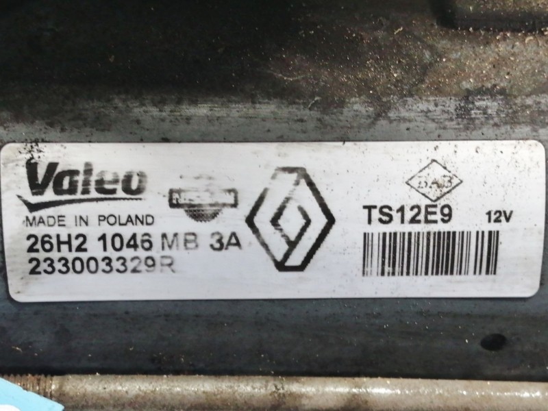 Recambio de motor arranque para renault megane iii berlina 5 p expression referencia OEM IAM 233003329R  TS12E9