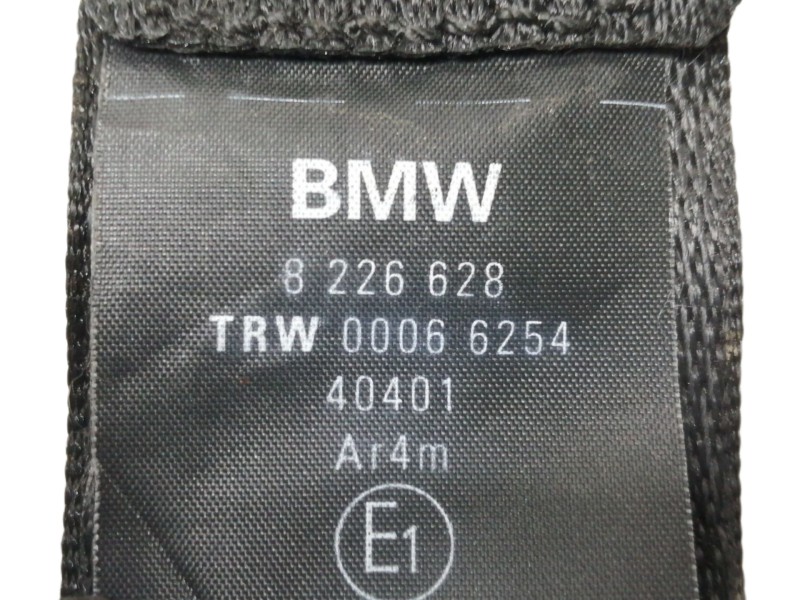 Recambio de cinturon seguridad trasero derecho para bmw serie 3 berlina (e36) 318tds referencia OEM IAM 8226628 00066254 