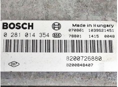 Recambio de centralita motor uce para renault laguna iii dynamique referencia OEM IAM 0281014354 8200848407 8200726880 2
