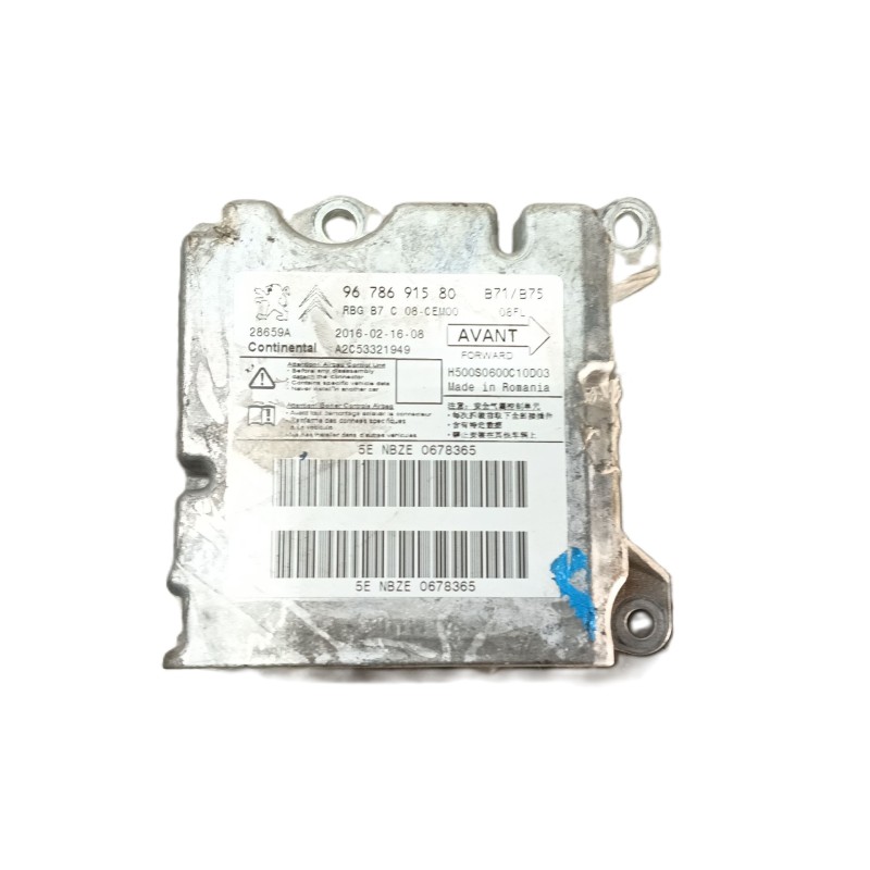 Recambio de centralita airbag para citroën c4 lim. feel referencia OEM IAM   