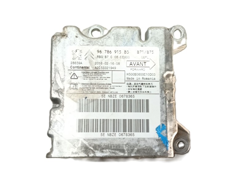 Recambio de centralita airbag para citroën c4 lim. feel referencia OEM IAM   