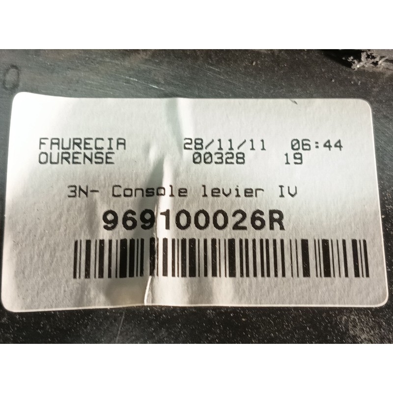 Recambio de apoyabrazos central para renault fluence z.e. dynamique referencia OEM IAM   