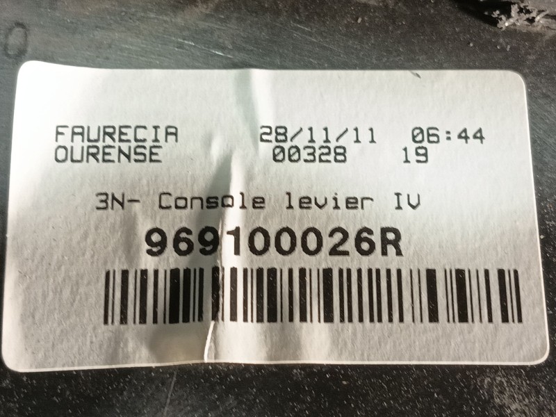 Recambio de apoyabrazos central para renault fluence z.e. dynamique referencia OEM IAM   