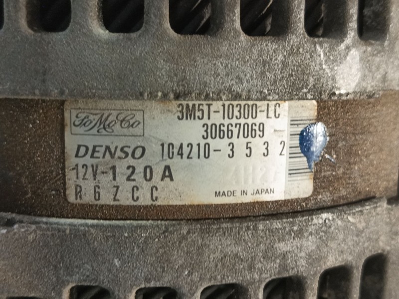 Recambio de alternador para ford focus berlina (cap) ghia referencia OEM IAM 1042103532 3M5T10300LC 30667069
