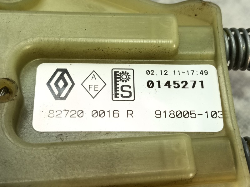 Recambio de elevalunas trasero derecho para renault fluence z.e. dynamique referencia OEM IAM   ELECTRICO