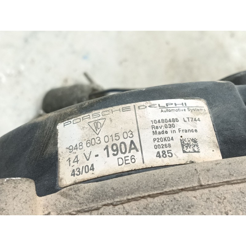 Recambio de alternador para porsche cayenne (9pa) s 4.5 referencia OEM IAM   