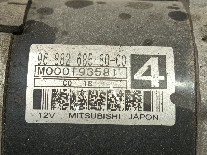 Recambio de motor arranque para peugeot 308 confort referencia OEM IAM   