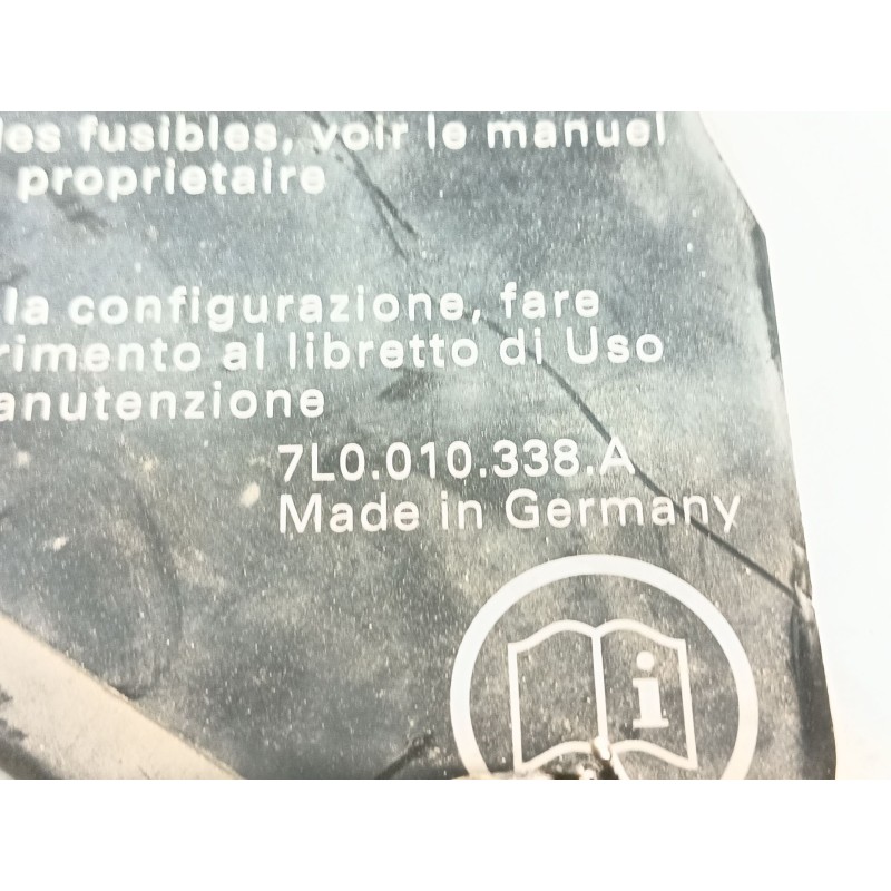 Recambio de caja reles / fusibles para porsche cayenne (9pa) s 4.5 referencia OEM IAM   