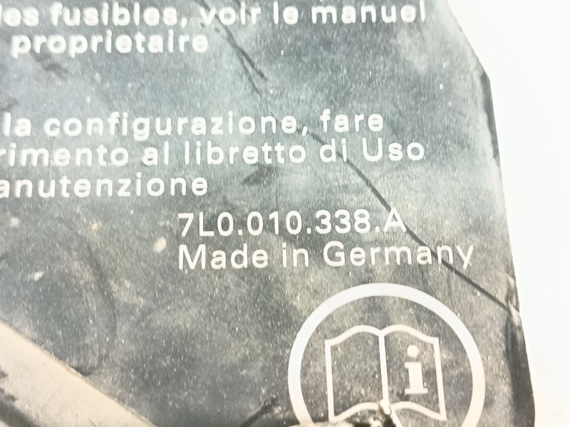 Recambio de caja reles / fusibles para porsche cayenne (9pa) s 4.5 referencia OEM IAM   