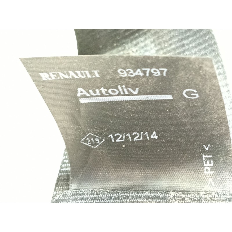Recambio de cinturon seguridad delantero derecho para dacia duster ambiance 4x2 referencia OEM IAM   