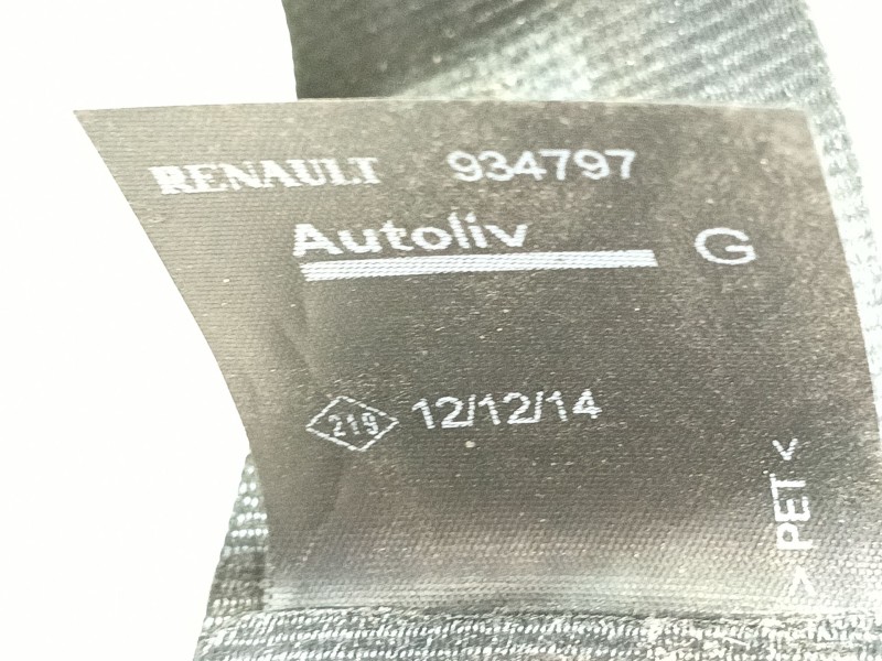 Recambio de cinturon seguridad delantero derecho para dacia duster ambiance 4x2 referencia OEM IAM   