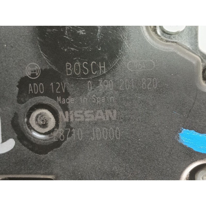 Recambio de motor limpia trasero para nissan qashqai (j10) acenta referencia OEM IAM   